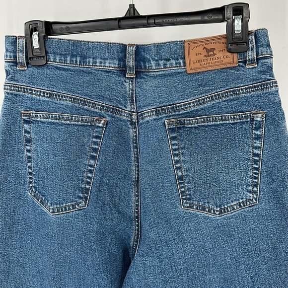 Lauren Jeans Co. Medium Wash Relaxed Fit Jeans Size 6 - Picture 4 of 10